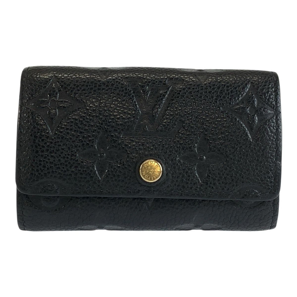 Louis Vuitton Monogram Empreinte Multicles 6 Noir Key Case Key Holder