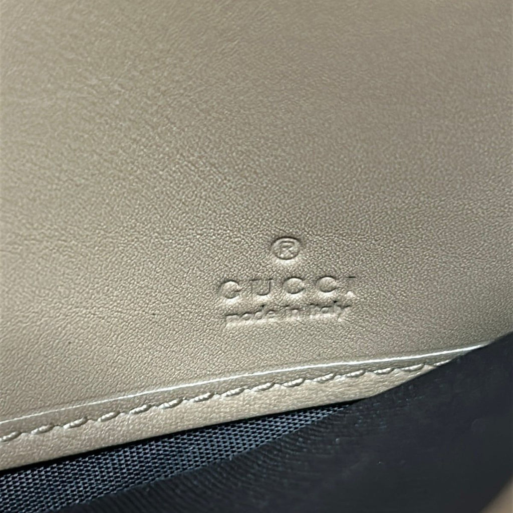 Gucci Wallet Interlocking G Continental Beige Leather — view 6