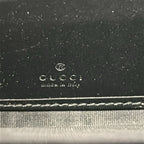 Gucci Wallet Bowie Black Embossed Guccissima Line Wind Zipper Leather — view 5