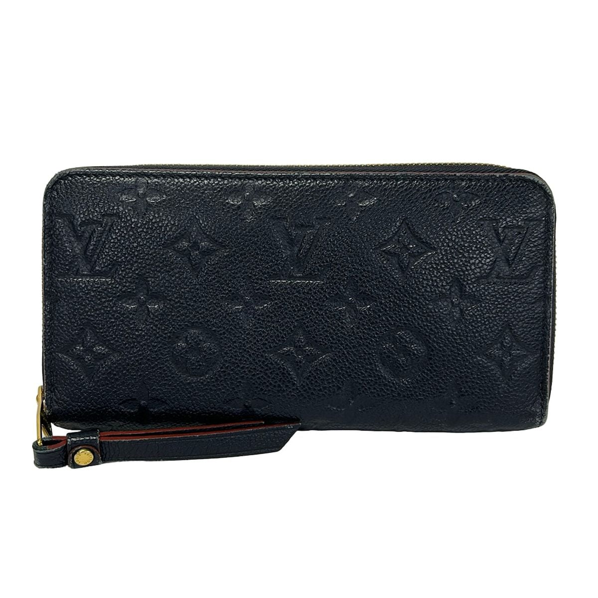 Louis Vuitton Wallet Monogram Empreinte Zippy Marine Rouge
