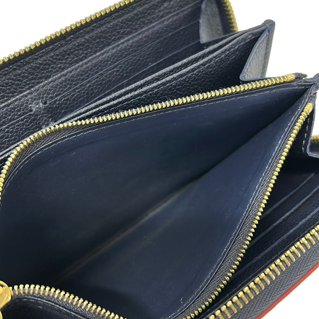 Louis Vuitton Wallet Monogram Empreinte Zippy Marine Rouge — view 4