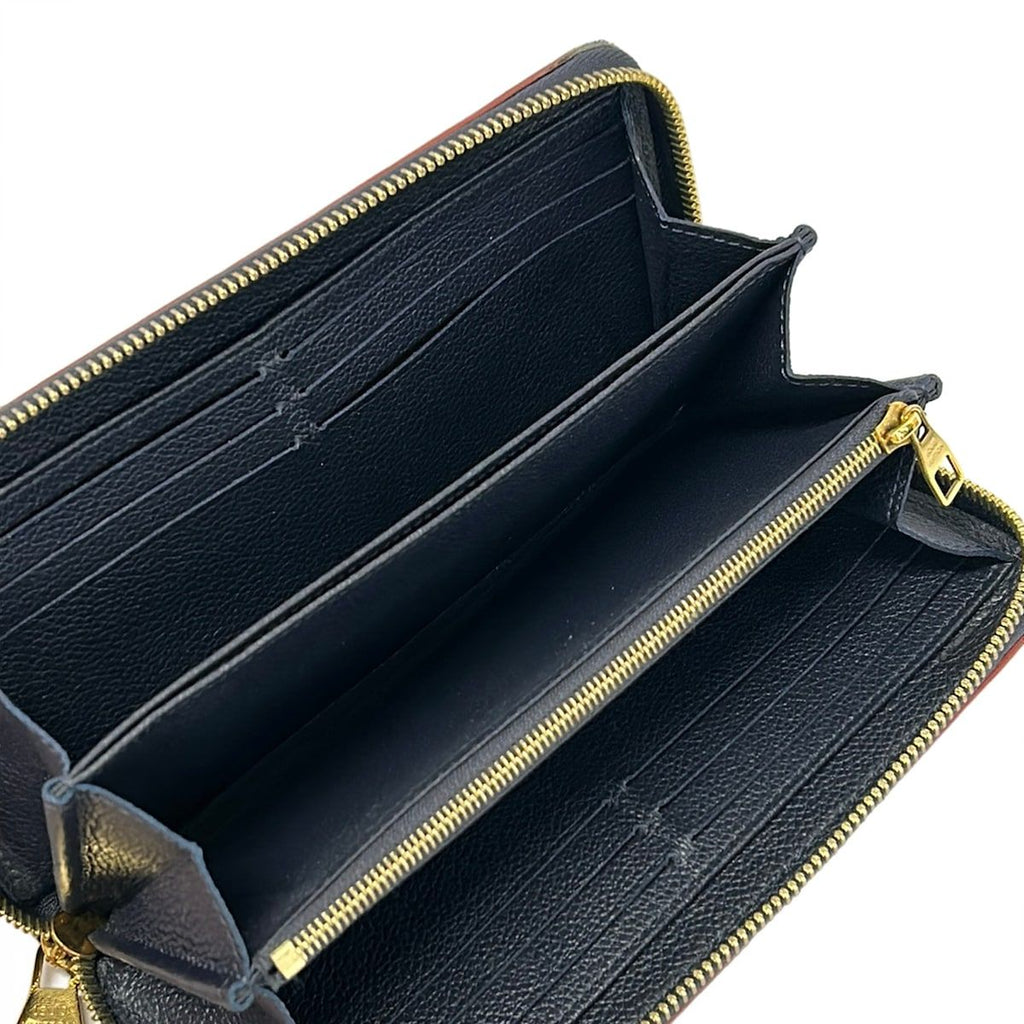 Louis Vuitton Wallet Monogram Empreinte Zippy Marine Rouge — view 3