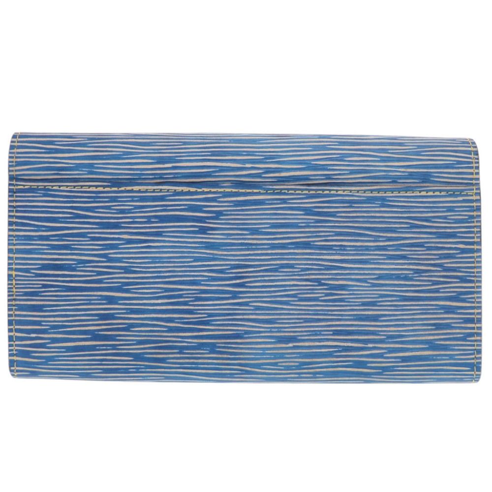 Louis Vuitton Portefeuille Sarah Epi Denim Blue Wallet — view 2