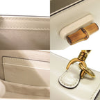 Gucci Bamboo Mini Leather Ivory 2-Way Shoulder Bag — view 8