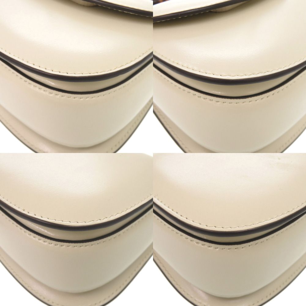 Gucci Bamboo Mini Leather Ivory 2-Way Shoulder Bag — view 4