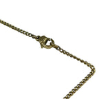Chanel Necklace Silver White CC Logo Heart — view 4