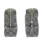 Loewe Anagram Black Brown Silver Clutch — view 7