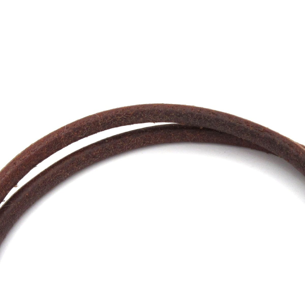 Hermes Bracelet Jumbo Leather Dark Brown Silver — view 4