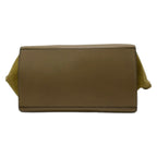 Celine Handbag Trapeze Medium Beige Dark Navy Khaki Leather — view 5