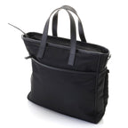 Prada Re-Nylon 2-Way Bag Black Nylon Saffiano Handbag — view 2