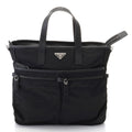 Prada Re-Nylon 2-Way Bag Black Nylon Saffiano Handbag