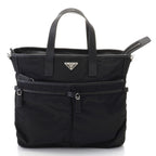 Prada Re-Nylon 2-Way Bag Black Nylon Saffiano Handbag