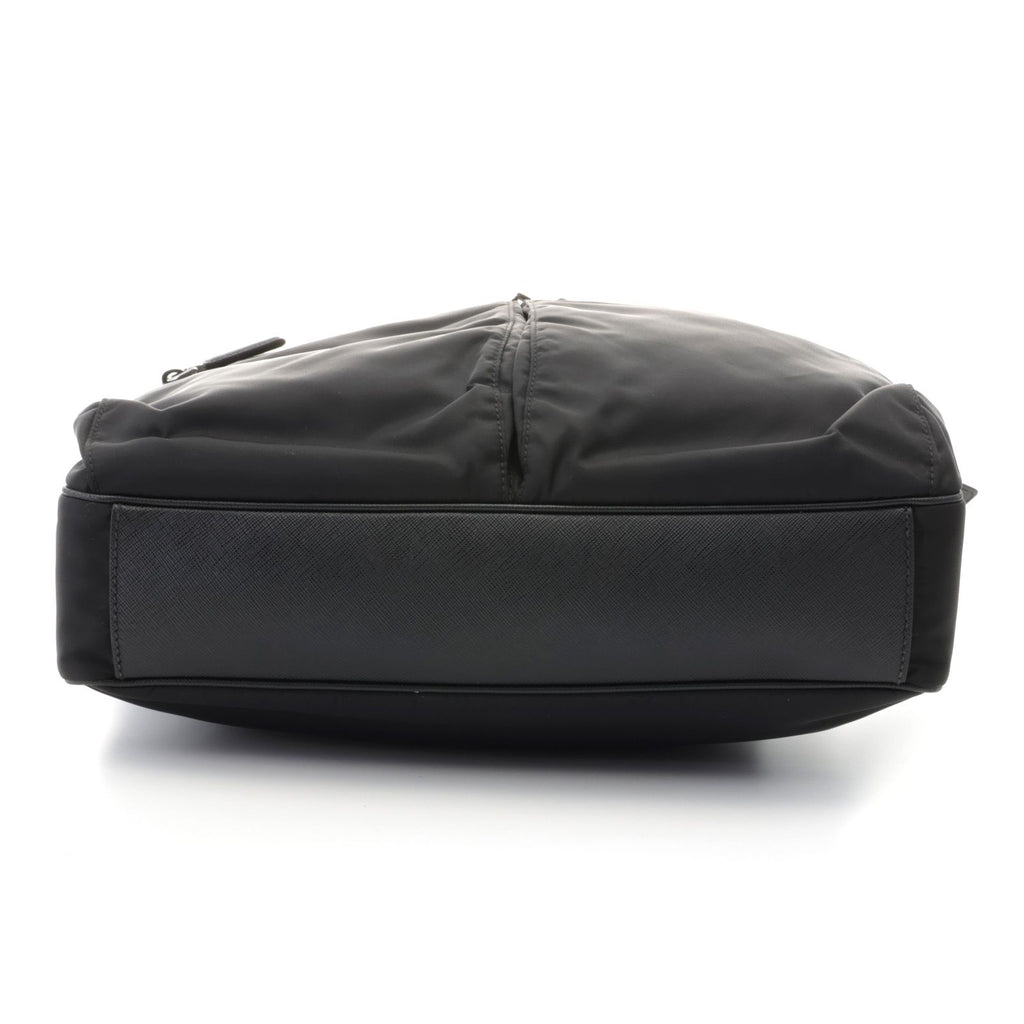 Prada Re-Nylon 2-Way Bag Black Nylon Saffiano Handbag — view 3
