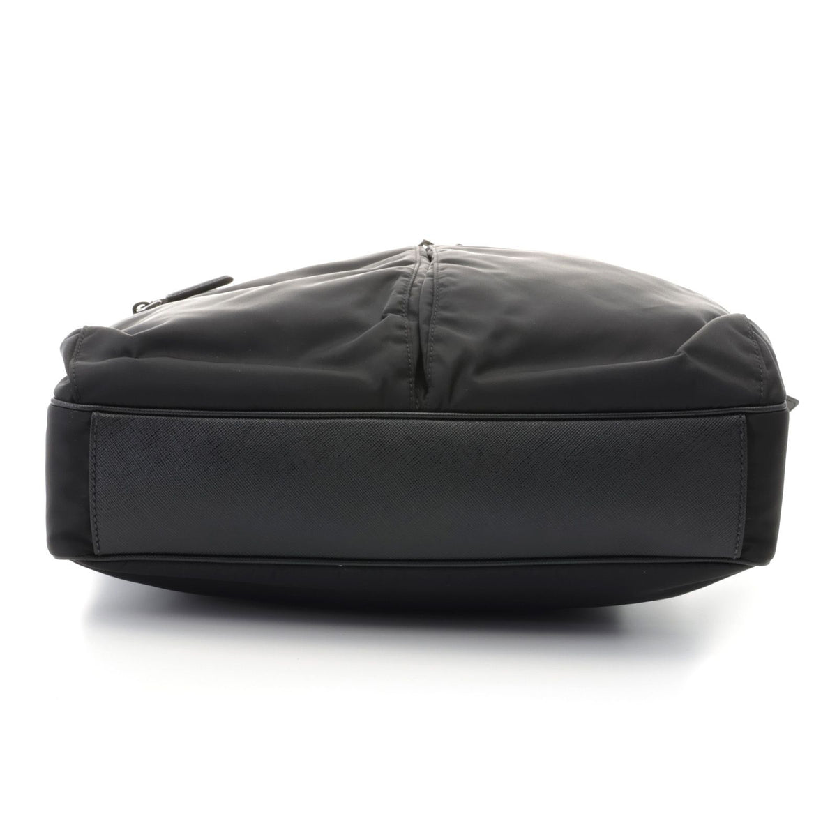 Prada Re-Nylon 2-Way Bag Black Nylon Saffiano Handbag — view 3