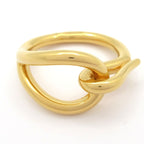 Hermes Scarf Ring Jumbo Gold