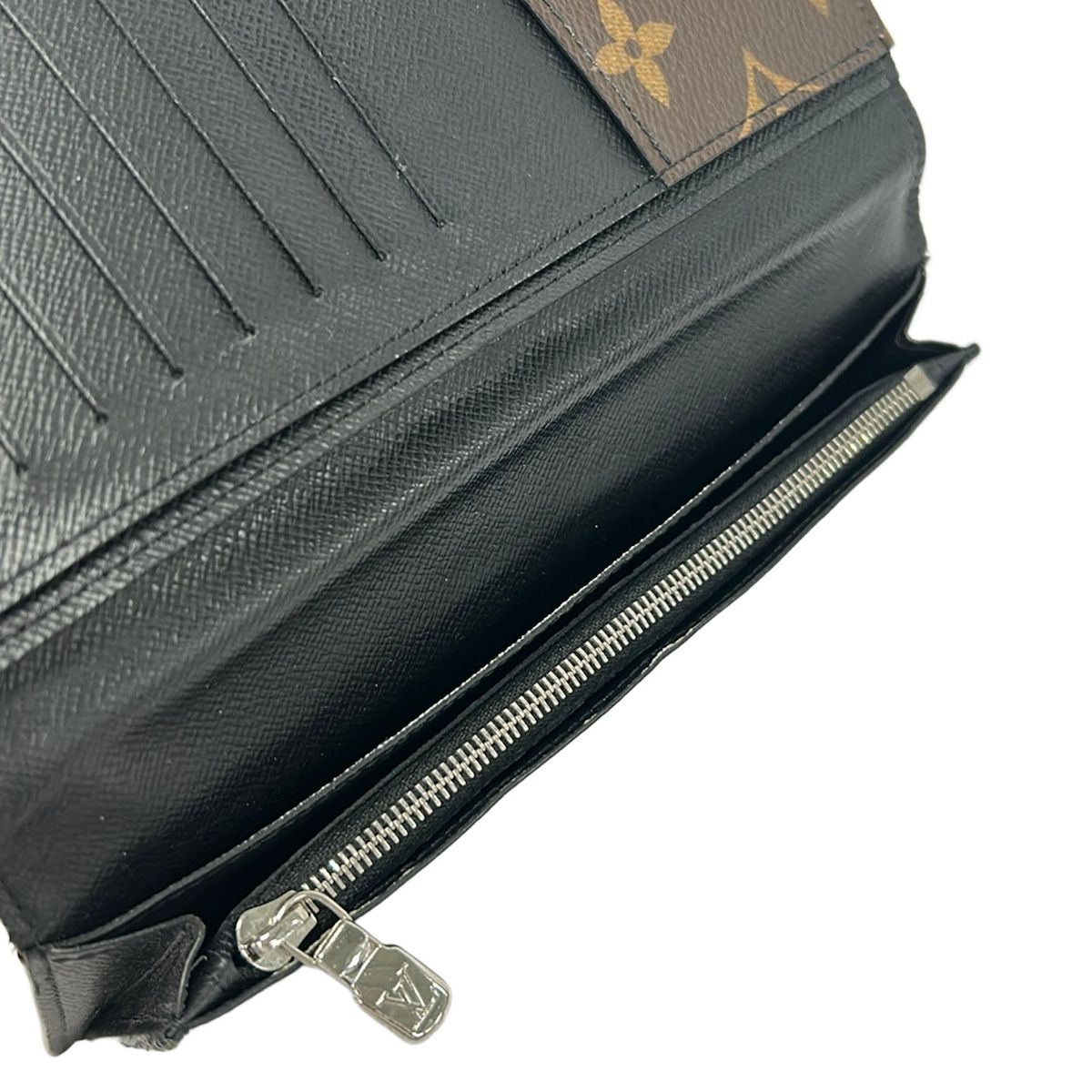 Louis Vuitton Wallet Monogram Macassar Portefeuille Brazza Leather Cowhide — view 5