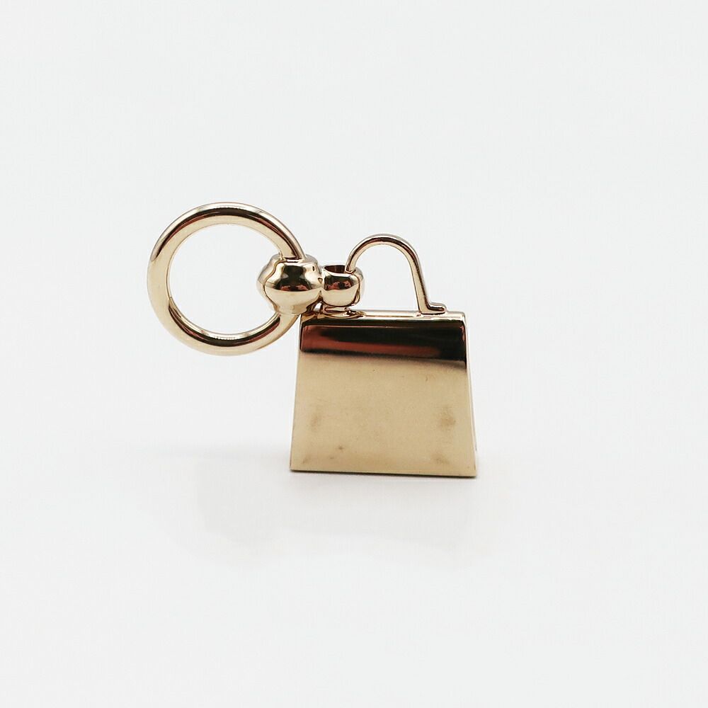 Hermes Scarf Ring Mini Kelly Gold — view 2
