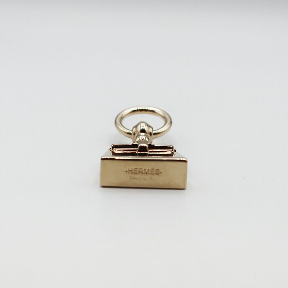 Hermes Scarf Ring Mini Kelly Gold — view 3
