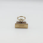 Hermes Scarf Ring Mini Kelly Gold — view 3