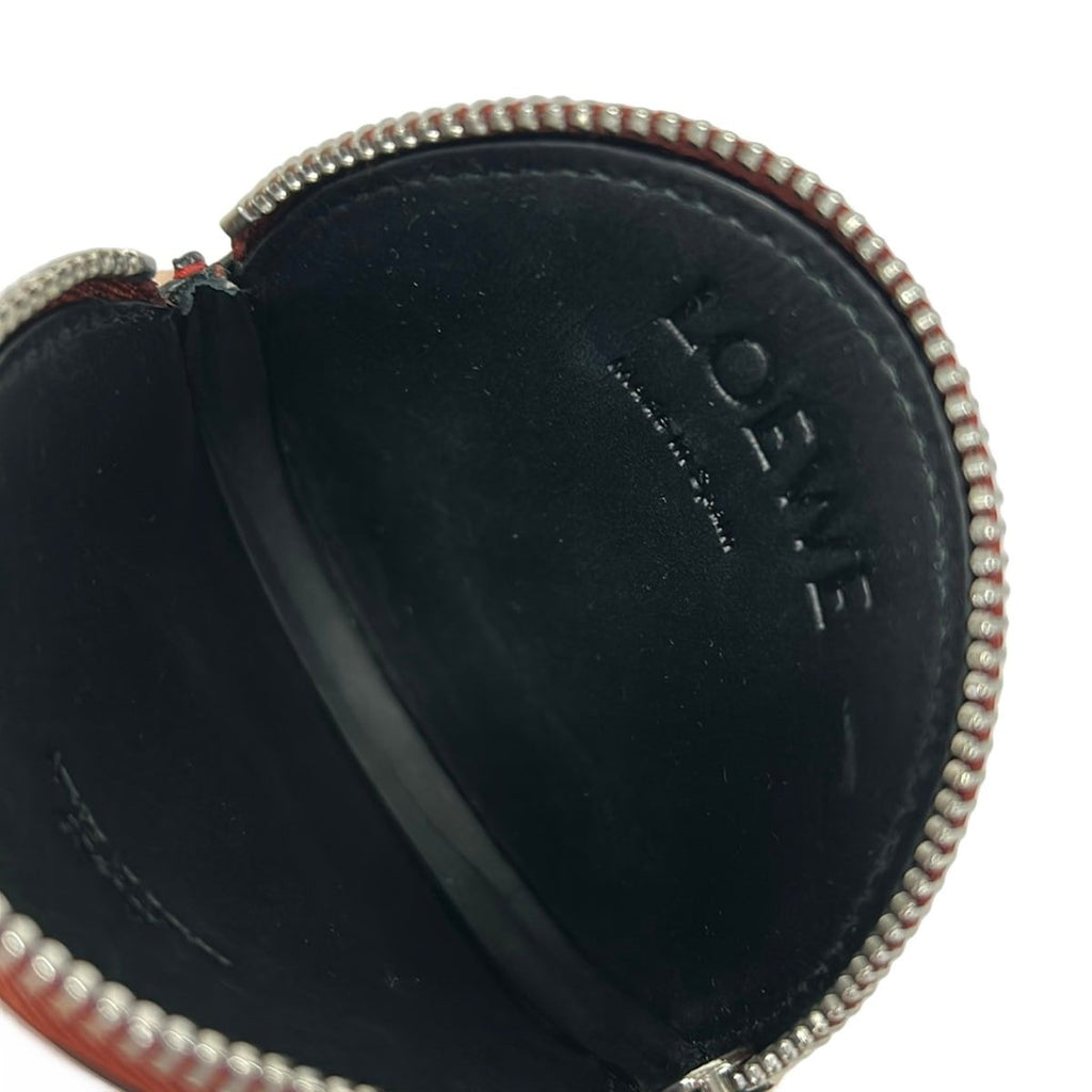 Loewe Coin Purse Bordeaux Leather — view 3