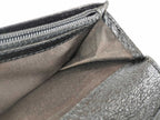 Fendi Wallet Zucca Black Canvas Leather Bifold Silver — view 8