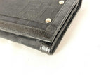 Fendi Wallet Zucca Black Canvas Leather Bifold Silver — view 2