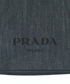 Prada Denim Tote Bag Navy — view 7
