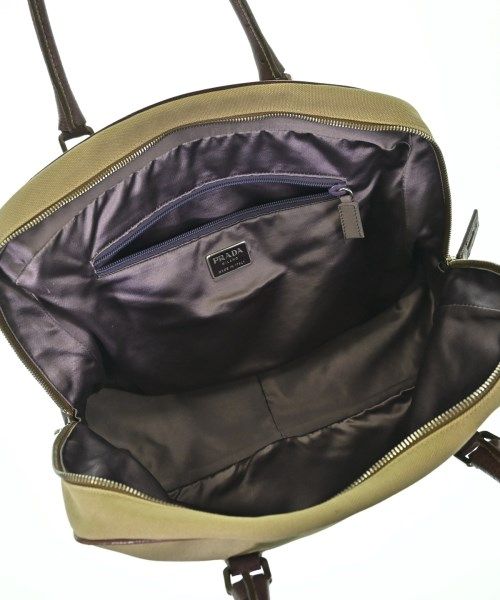 Prada Ostrich Handbag Beige — view 3