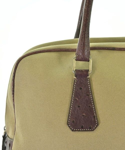 Prada Ostrich Handbag Beige — view 8