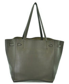 Celine Leather Tote Bag Khaki — view 2