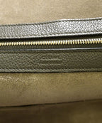 Celine Leather Tote Bag Khaki — view 4