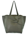 Celine Leather Tote Bag Khaki