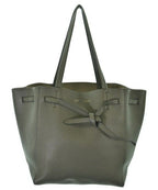 Celine Leather Tote Bag Khaki