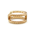 Hermes Chaine D'ancre Danae Ring Small 51 18k Yellow Gold — view 4