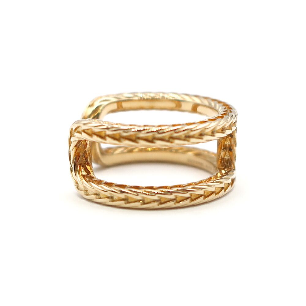 Hermes Chaine D'ancre Danae Ring Small 51 18k Yellow Gold — view 4