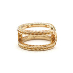 Hermes Chaine D'ancre Danae Ring Small 51 18k Yellow Gold — view 3