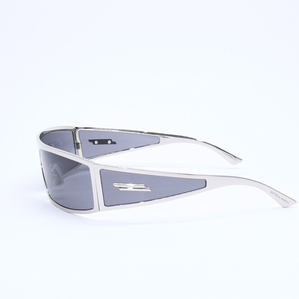 Bottega Veneta Sunglasses Eyewear Silver Black — view 6