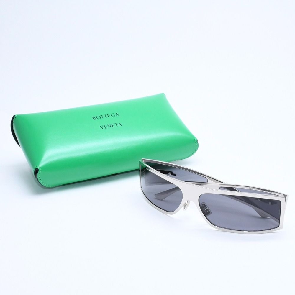 Bottega Veneta Sunglasses Eyewear Silver Black
