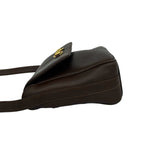 Gucci Vintage Horsebit Leather Shoulder Bag Pochette Brown — view 5