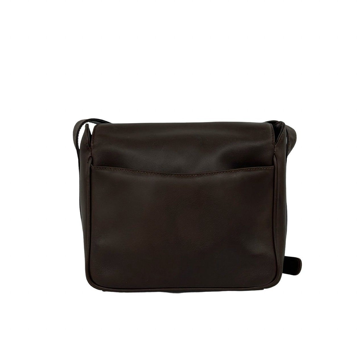 Gucci Vintage Horsebit Leather Shoulder Bag Pochette Brown — view 3