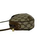 Gucci Vintage Sherry Line GG Logo Pattern Leather Shoulder Bag Pochette Brown — view 5