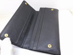Prada Wallet Saffiano Leather Black Pass Case — view 3