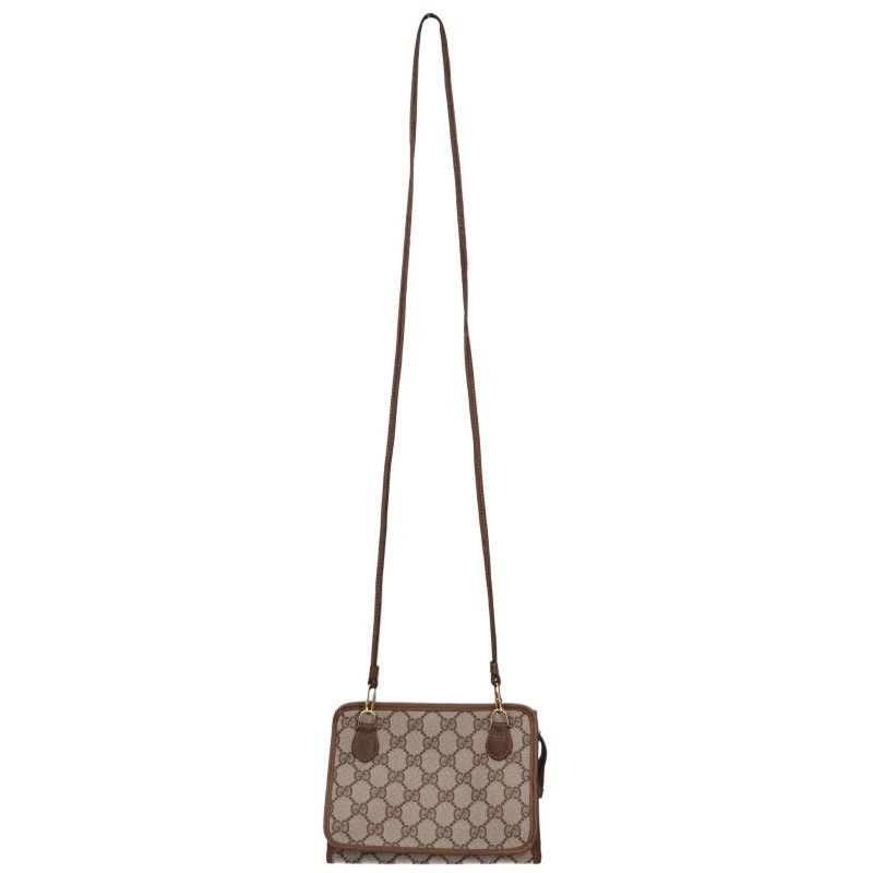 Gucci GG Supreme Leather Shoulder Bag — view 2