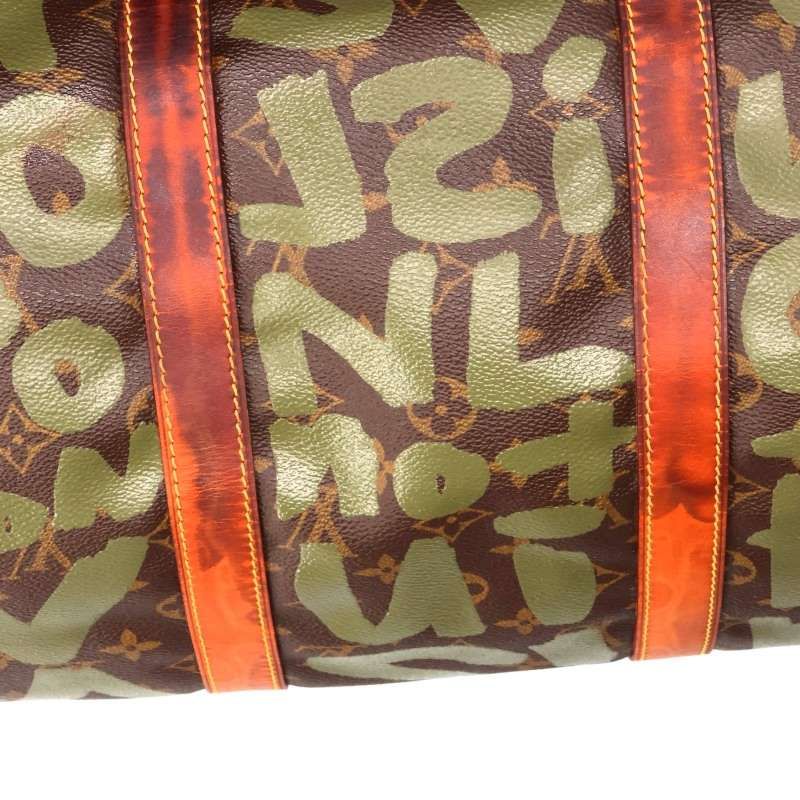 Louis Vuitton Keepall 50 Monogram Graffiti Boston Bag — view 5