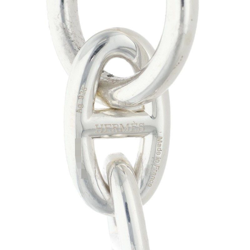Hermes Chaine D'ancre GM Silver Choker Necklace GM — view 3