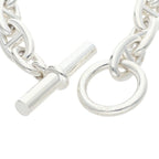 Hermes Chaine D'ancre GM Silver Choker Necklace GM — view 4
