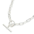 Hermes Chaine D'ancre GM Silver Choker Necklace GM
