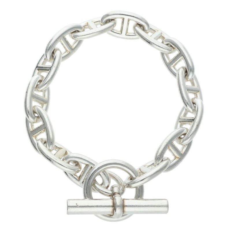 Hermes Chaine D'ancre GM Silver Bracelet