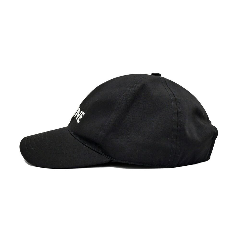 Celine Cap Logo L Black Hat Baseball Cap — view 4