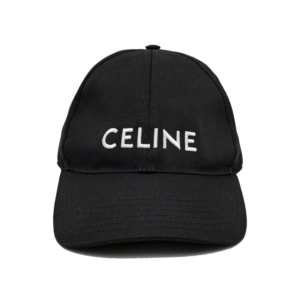 Celine Cap Logo L Black Hat Baseball Cap